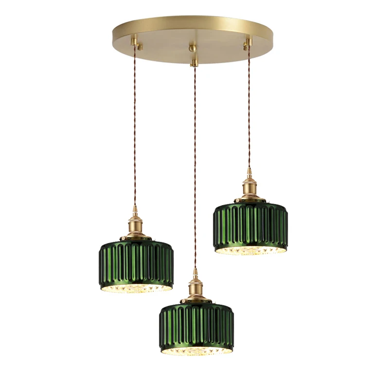 ثريا زجاجية يابانية بسيطة، إضاءة زخرفية مبتكرة، مص...