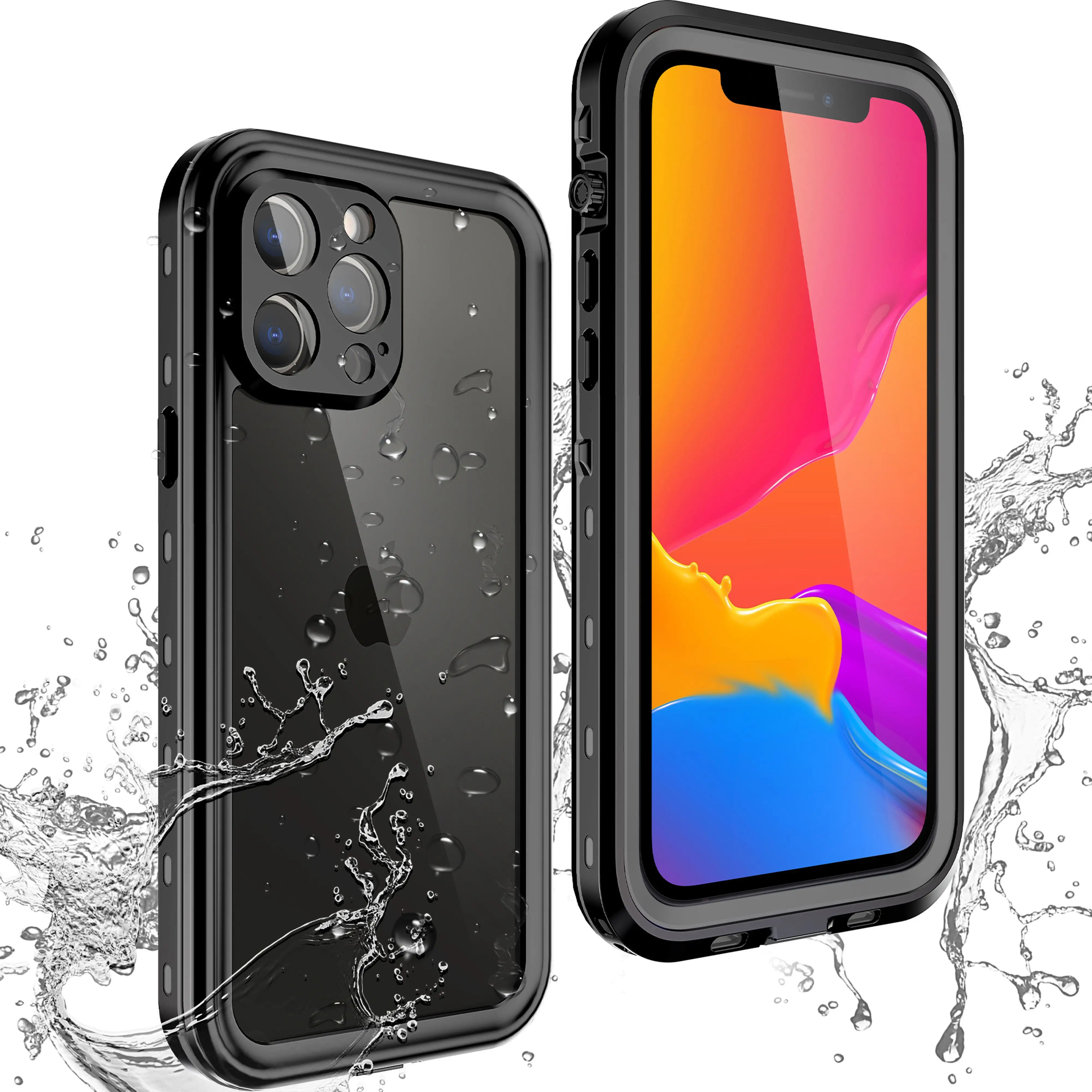 Shellbox Hot Sale Rugged Waterproof Phone Case with Lens Protection