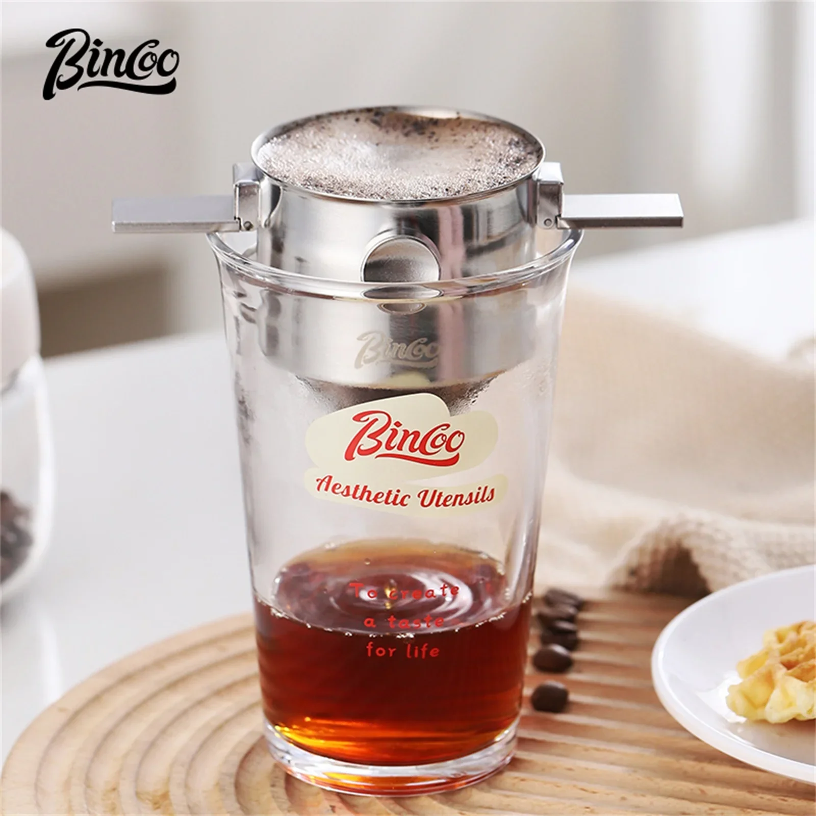 ماكينة قهوة ستانلس ستيل محمولة