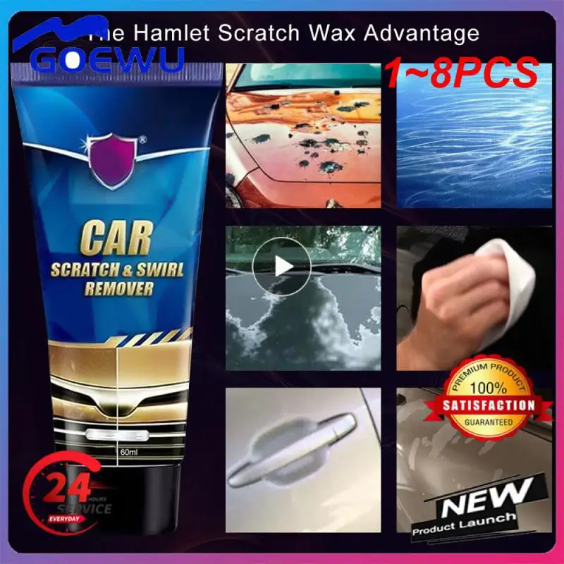 

1~8PCS 60 ML Car Scratch And Swirl Remover Auto Scratch Repair Tool Car Scratches Repair Polishing Wax Anti Scratch Cream TSLM1