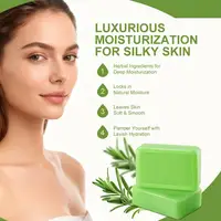 Savon à l'arbre à thé pour l'acné du visage et du corps, 100g, barre de savon à l'huile d'arbre à thé pour le visage et le corps, nettoyant naturel pour la peau grasse, sèche et démangeaisons 4