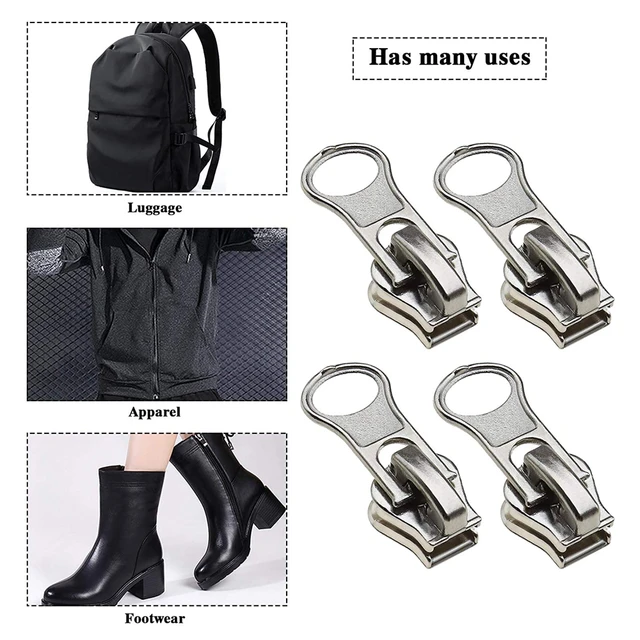 Kit de réparation de fermeture éclair, bricolage, kits de couture,  extracteur de fermeture éclair, réparation instantanée, remplacement de fermeture  éclair, dents coulissantes, sauvetage perfections - AliExpress