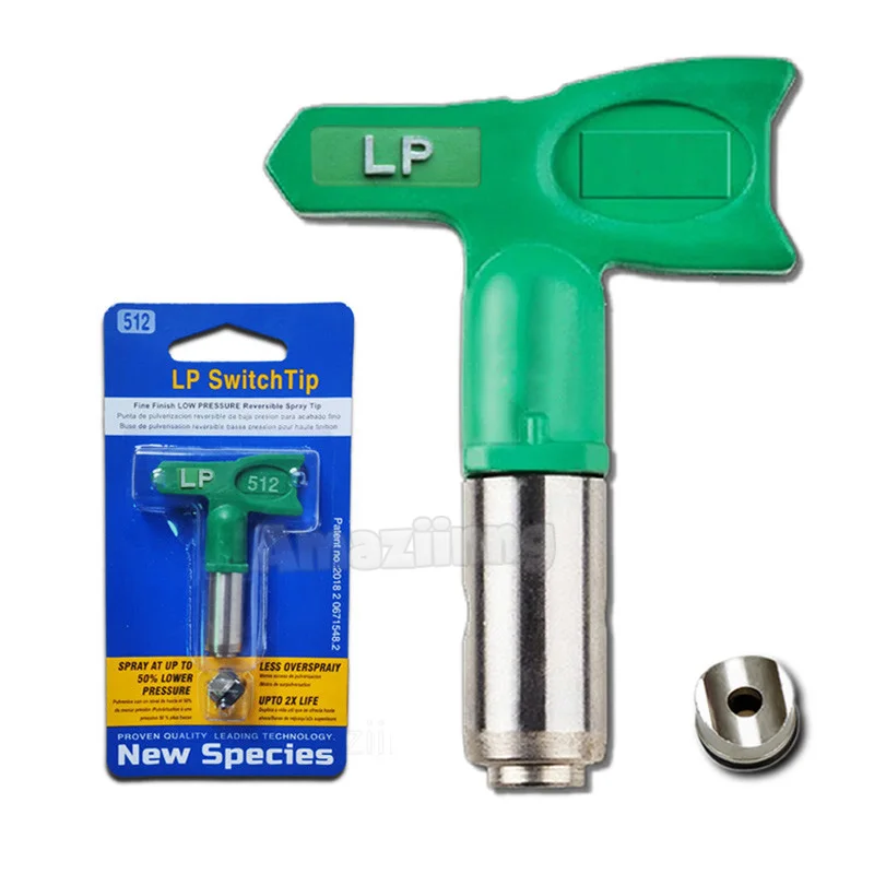 Low Pressure 1-6 Series Airless Tips LP Nozzle with 7-8 Nozzle Guard For Titan Wagner Airless Paint Spray Sprayer Pating Tools phendo 2 series airless tip209 235 for airless spray nozzle for wagner airless gun seat guard spray guide airless paint