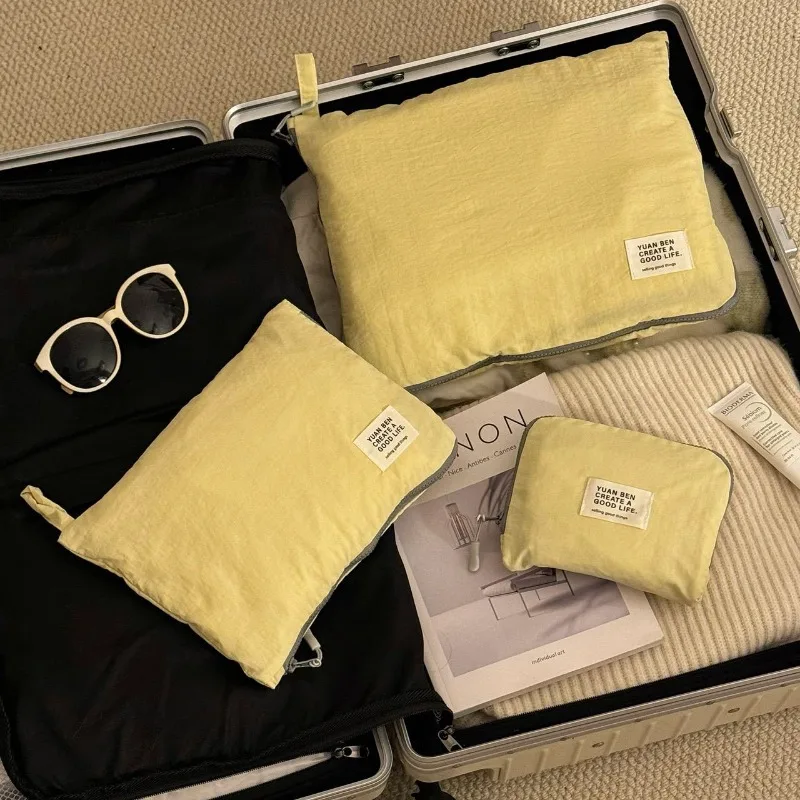 Lightweight Travel Organiser Nylon Fabric Waterproof Luggage Organiser Clothes Underwear Storage Bag Clothes Dispenser Bag 4