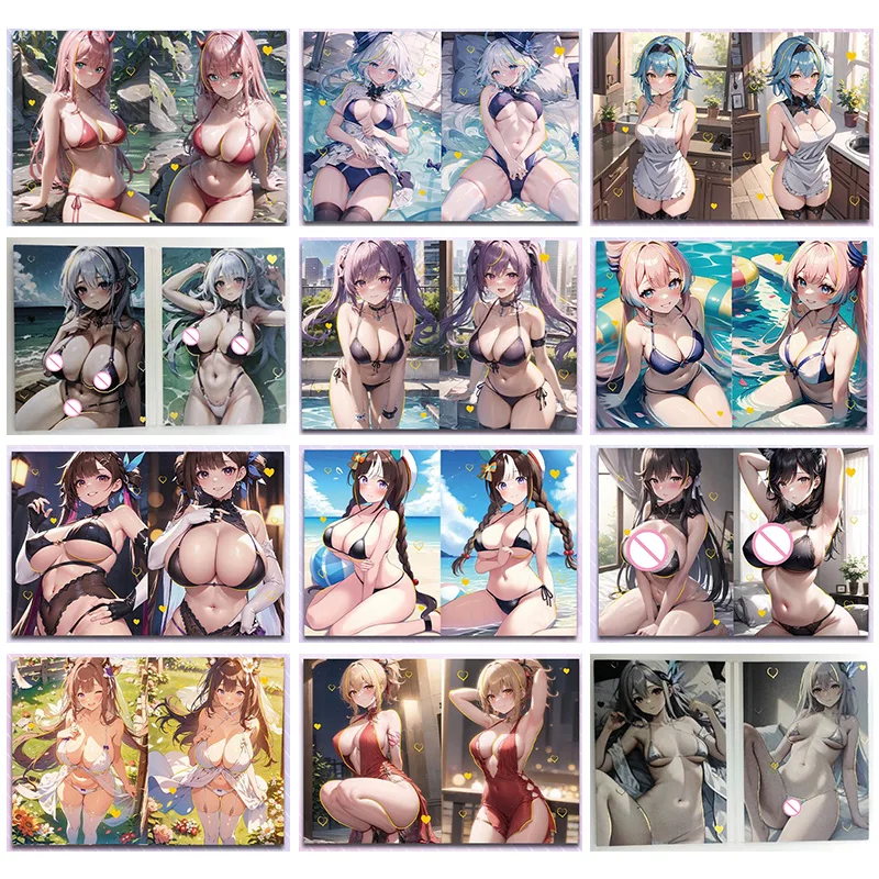 

Anime Goddess Story Rare SK Refractive Flash Cards Beelzebul Nami Yoimiya Keqing Toys for boys Collectible Cards Birthday Gifts