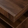 Nightstand with Led Lights Modern Night Stand Led Bedside Table for Bedroom Storage with Removable Shelf 6