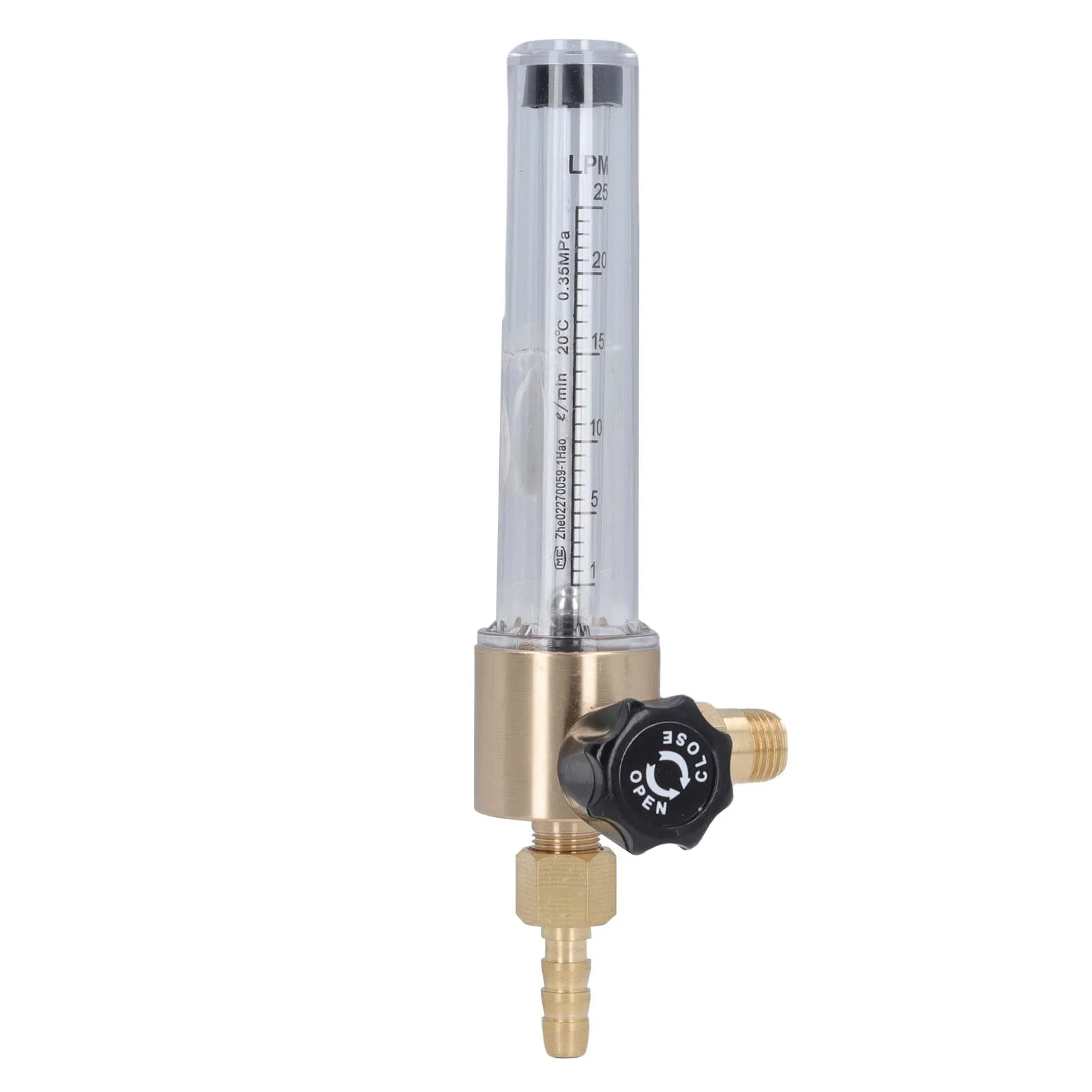Gas Flowmeter Regulator Gas Meter NPT1/4-18 Tapered Thread Accurate Design 1-