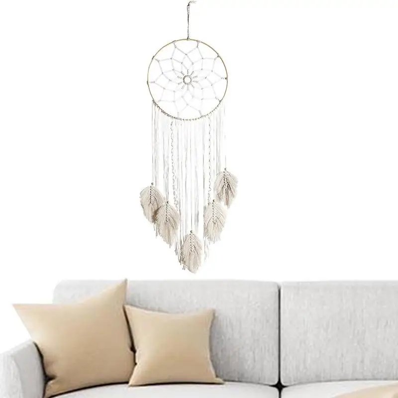 

Bohemian Dream Catcher Tapestry Handwoven Soft Wall Hanging Tassel Macrame Pendant Home Bedroom Decoration Dreamcatcher