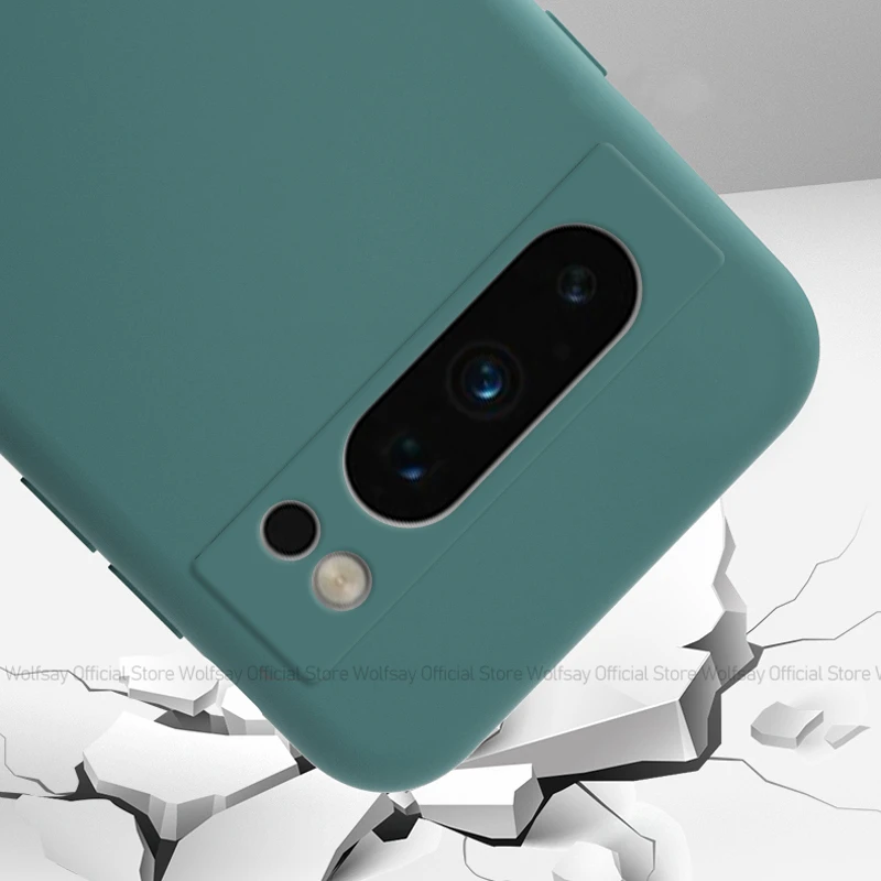 Shockproof Liquid Silicone Phone Back Cover in Matte Finish