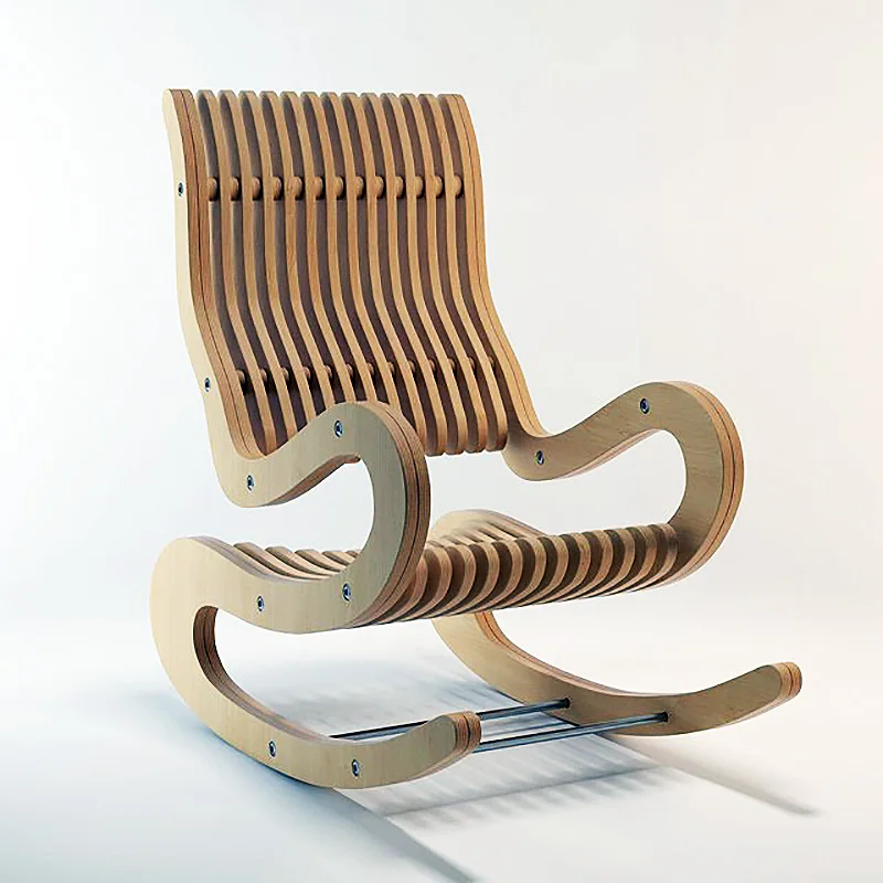 10pcs Chair Design File Rocking Chair Furniture Template CNC Laser Cut Files DXF CDR Vector for Laser/Plasma Cutting Printing