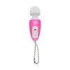 Color random-Portable Mini Massage Tiny Stress Relief Electronic Key-Chain Ring Full Body Massager Bath Accessories vibrate 2