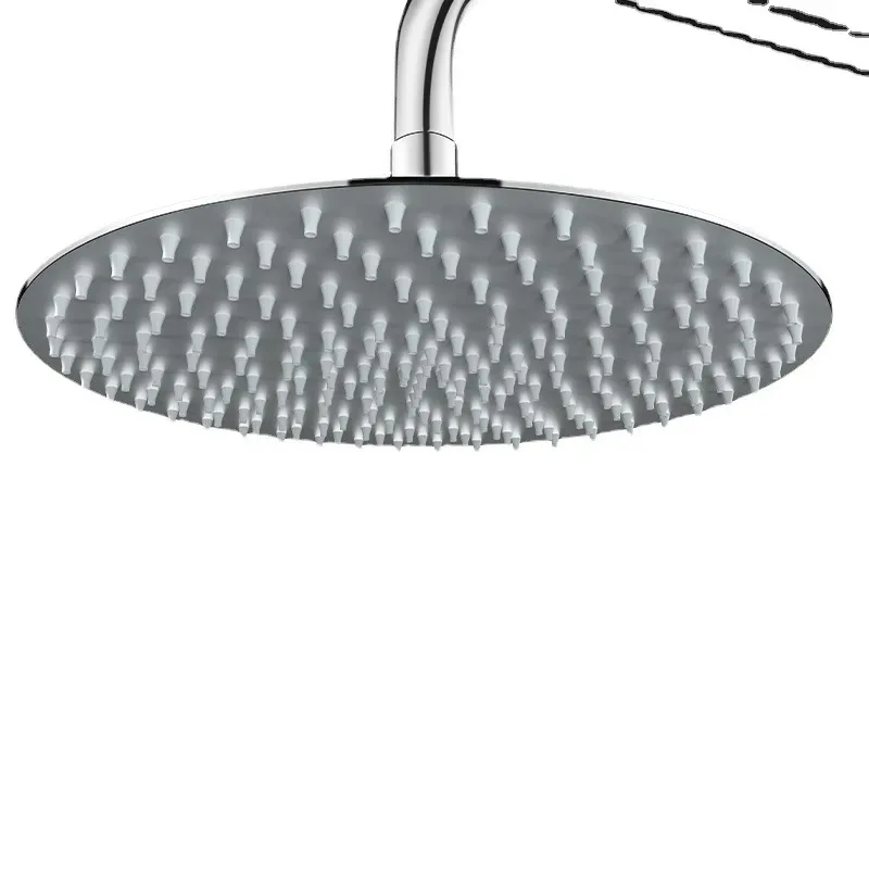High Quality 6/8/10 Inch Stainless Steel Ultra-Thin Waterfall Shower Heads Rainfall Shower Head Rain Square Round 3
