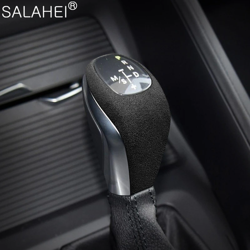 Alcantara Suede Car Wrap Gear Shift Knob Cover Case For BMW X1 X2 F47 F48  F49 F39 2016-2020 1 2 Series Wagon F45 F46 Accessories - AliExpress