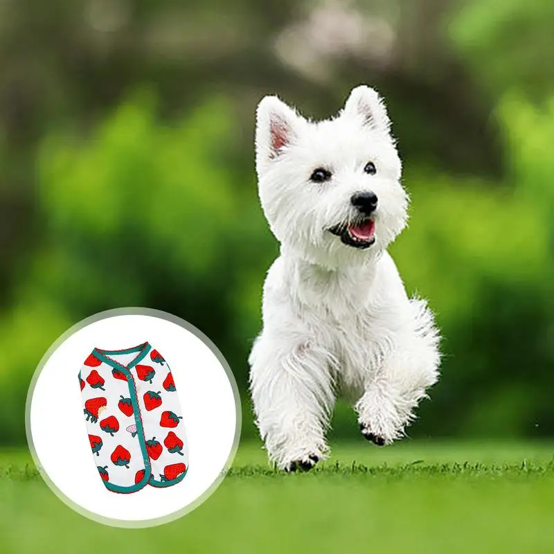 Pet Clothes Pet Clothes For Small Dogs Sleeveless Stylish Breathable Comfortable Cat Suit For Camping Beach Walking Training