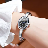 Elegant Oval Roma Dial Women Quartz Watch Fashion Bracelet Strap Ladies Wristwatch Reloj Mujer Girls Clock Gift 4