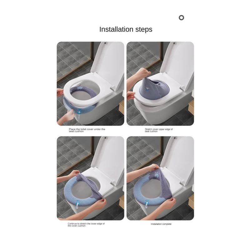 Universal Toilet mats U toilet seat pad cover for warm winter potty seat case warmer WC cushion Cape