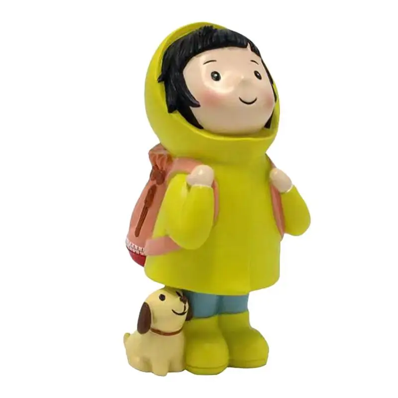 

Small Garden Ornaments Yard Resin Decorations Little Girl Figurine Non Fading Exquisite Mini Resin Garden Decorations For Patio