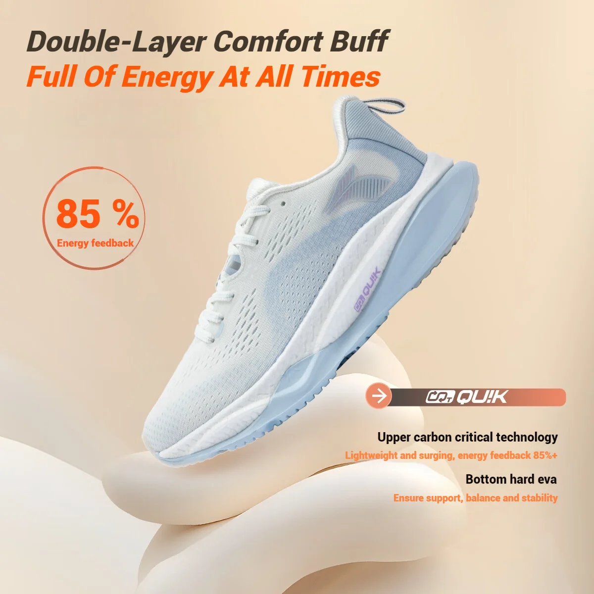 361 Degrees Fierce 4.0 Women's Running Shoes Autumn Lightweight Cushioning Rebound Comfortable Jogging Sneakers Female 682442209