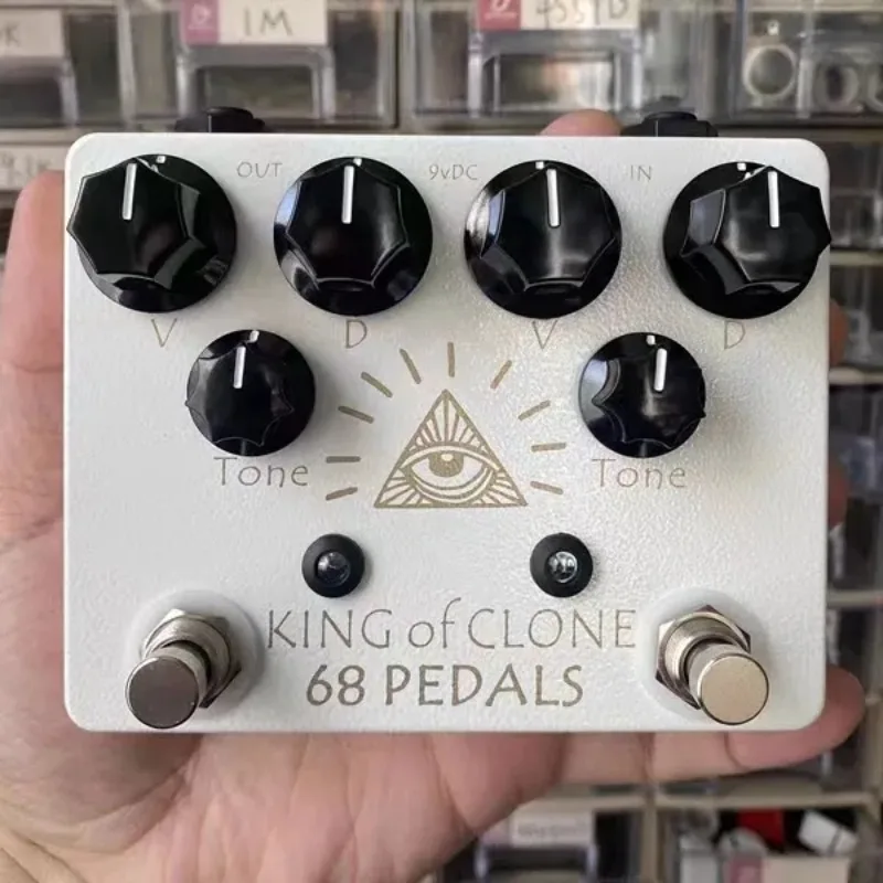 68pedals King of Tone Overload Single Block Effector Analog