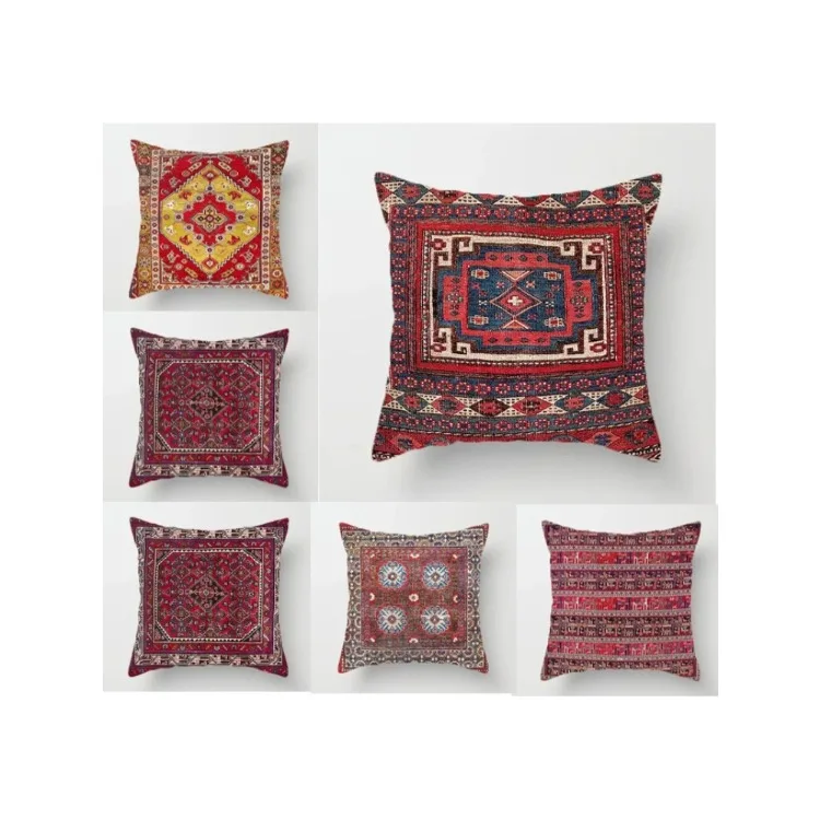 

Mandala Boho Cushion Case Ethnic Aesthetics Pillow Covers Elegant Abstract Geometry Pillowcase Living Room Sofa Chairs F0005