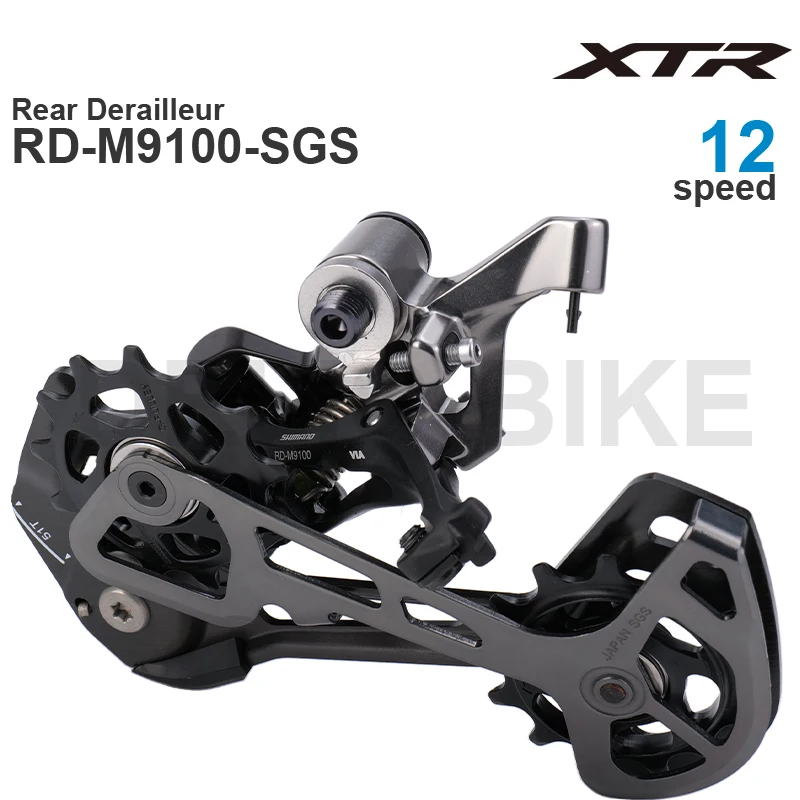 Shimano xtr-リアディレイラーRD-M9100-SGS,12スピード,mtb用