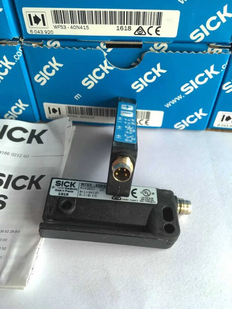 

Вилочный датчик Sick, 1 шт., 100% новый и оригинальный, WFS3-40N415 6043920, WFS3-40P415