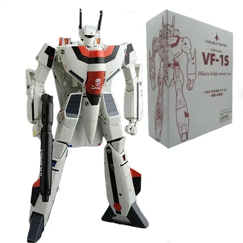 ロボット MACROSS VF-1S with Super&Strike 1/60 Valkyrie Factory VF 1/60 VF-1S VF1S Strike Valkyrie Hikaru