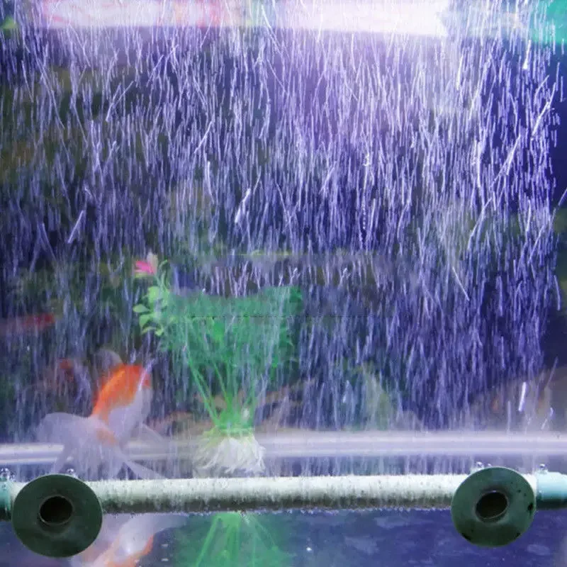 Fish Tank Aquarium Air Stone Bubble Wall Aeration Tube Oxygen Pump Diffuser 6 Sizes aquarium air pump