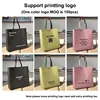 StoBag 10pcs Non-woven Tote Bags Shoulder Shopping Fabric Eco Woman Storage Reusable Portable Pouches Custom Logo(Extra Fee) 5