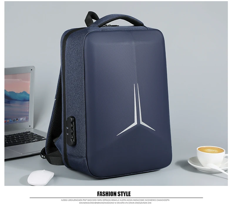 Mens LBackpack Waterproof Anti theft with USB Port Stylish Design Large Capacity Comfortable Straps Ideal for Work and Travel