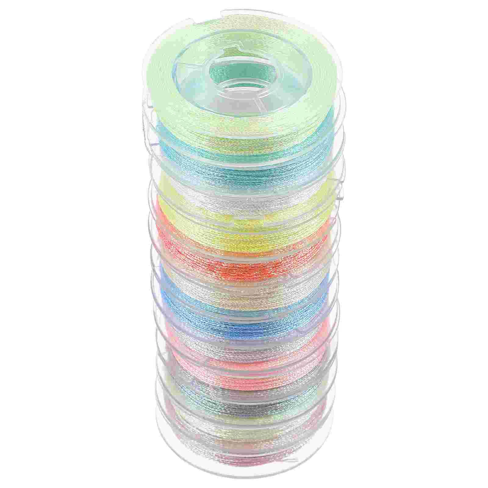 

12 Rolls of Professional Stitching Thread Multi-function Embroidery Thread Convenient Sewing Floss