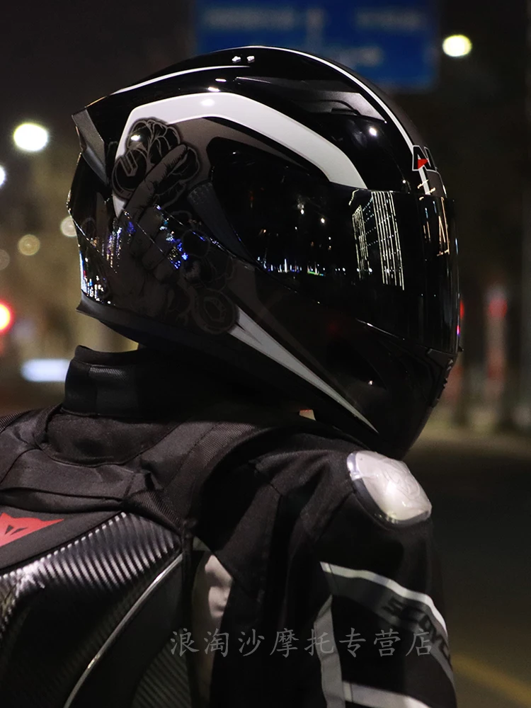 Motorcycle Helmet Full Face Electric 