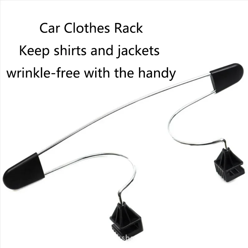 1pc Metal Universal Car Headrest Clothes Hanger | For Jackets, Suits & Shirts | Vehicle Coat Holder