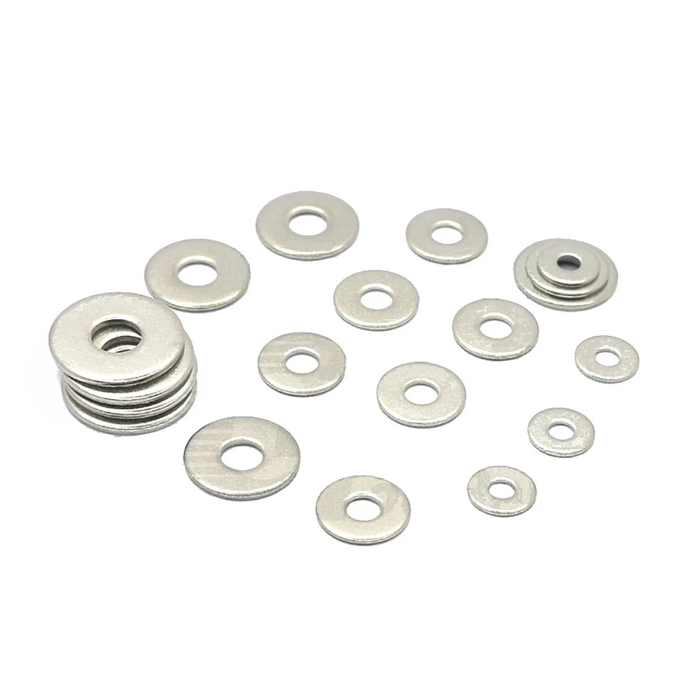 Rondelle Piatte M4 In Acciaio Inox 304 - 50 Pezzi Ultra Sottili Per Riparazioni Meccaniche Ed Elettroniche