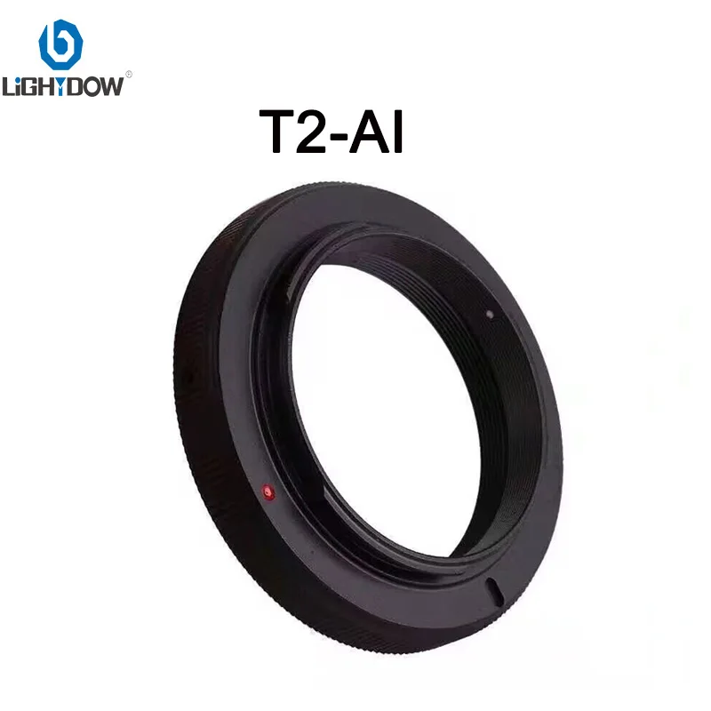 

Lightdow T2-AI T Mount Adapter Ring for Nikon DSLR Cameras D3400 D3100 D750 D7200 D7100 D5500 D5300 D3300 D90 D610 D80