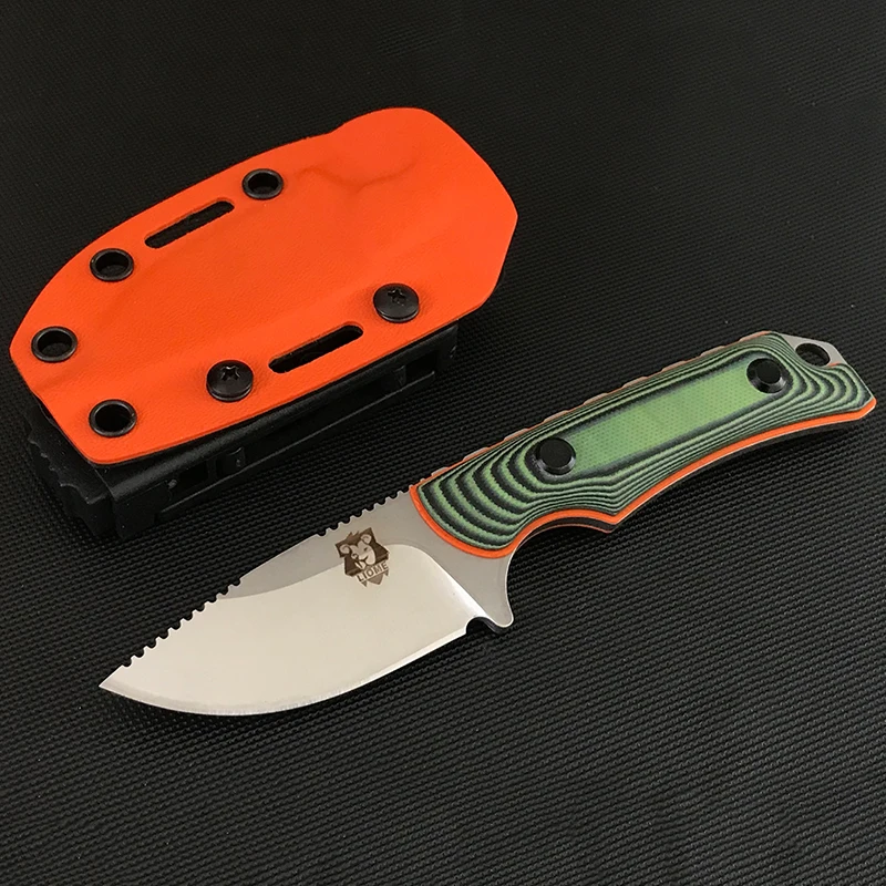 Liome Fixed Knife G10 Handle Outdoor Wilderness Fishing Hunting