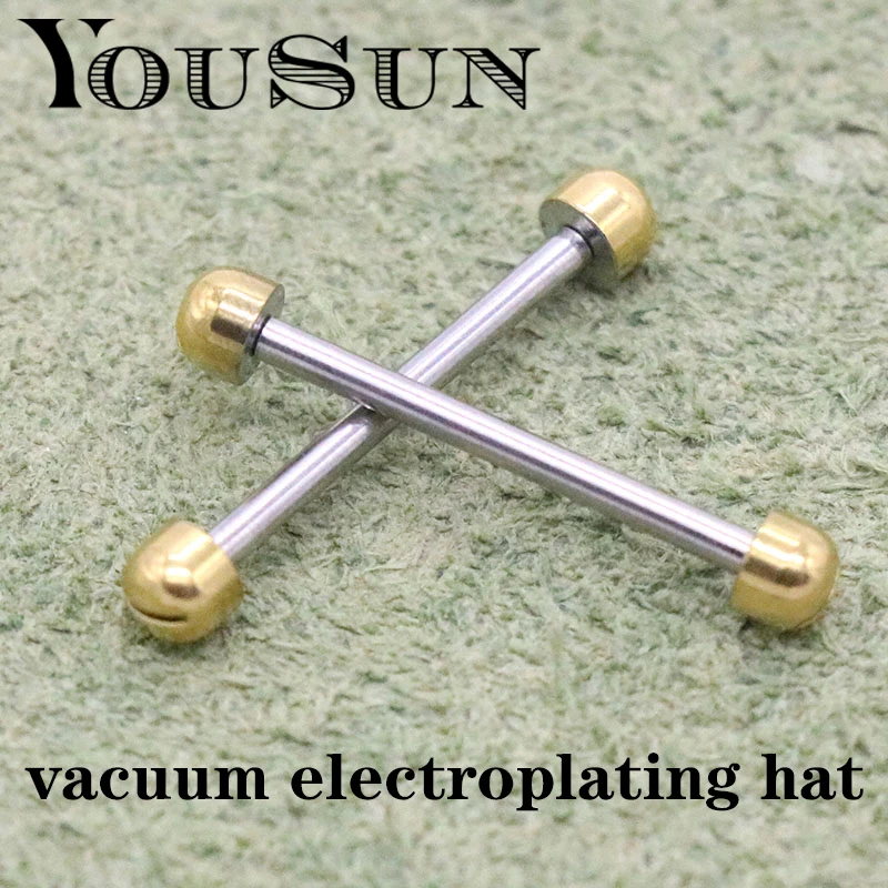 Accessori Per Orologi Per Versace One Word Screw Interfaccia Concava Watchband Shaft Rose Gold Ear Link Rod