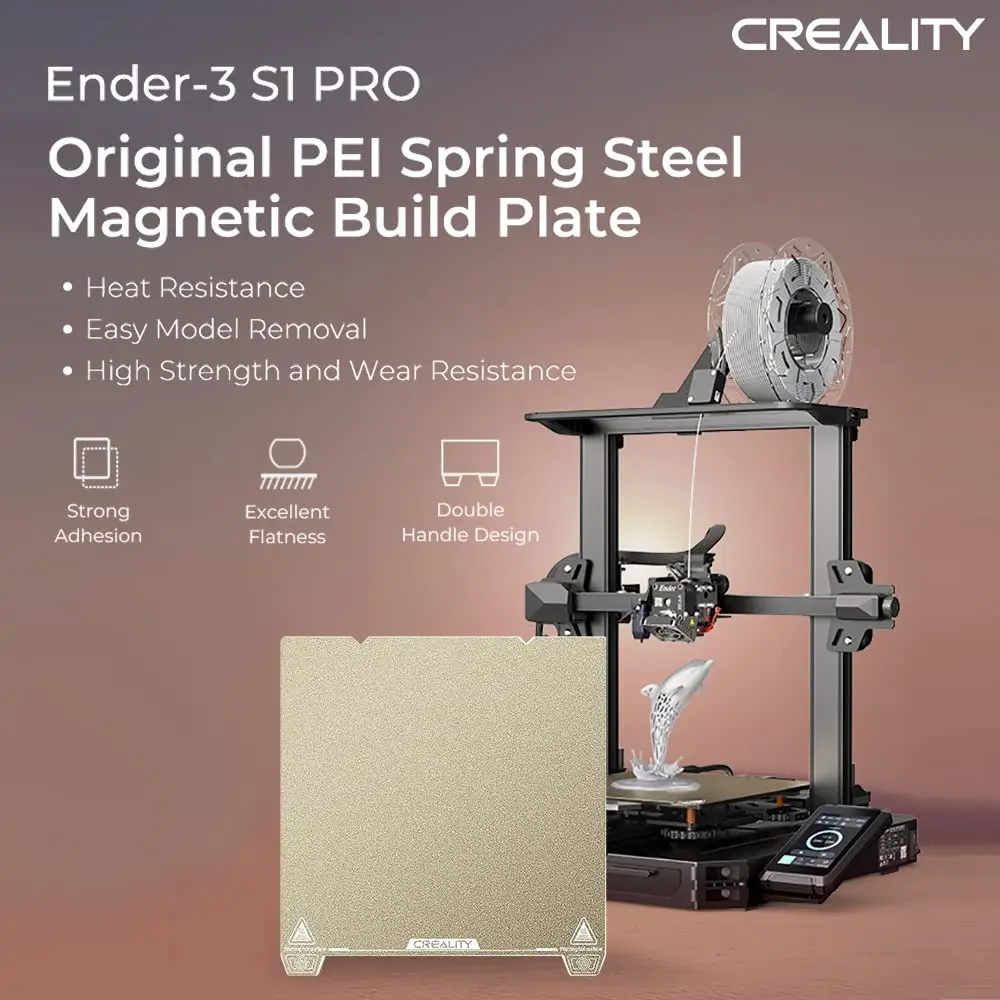 Creality 235x235mm K1 PEI Strukturierte Magnetische Federstahl Bauplatte  Druckplattform - digitec