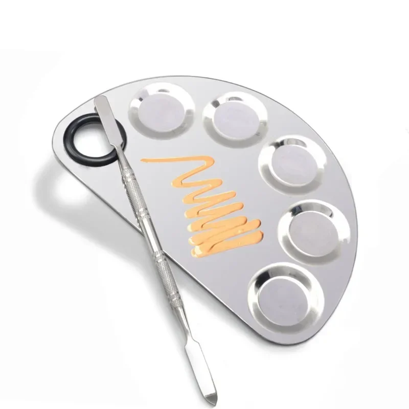 Stainless Steel Palette Spatula Rod Gel Foundation Eye Shadow Mixing Cream Pigments Cosmetic Makeup Nail Manicure Tool