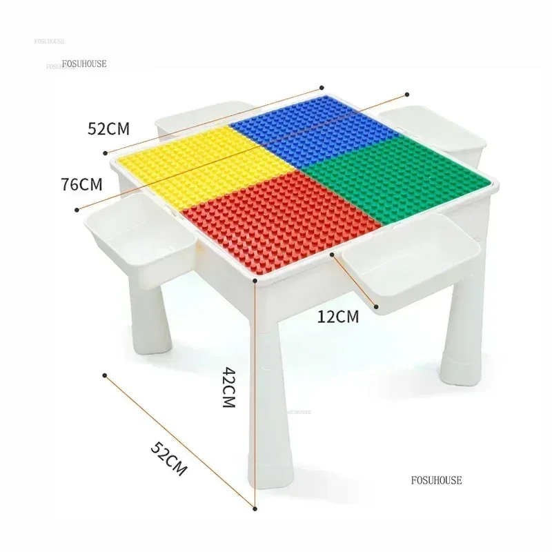 Simple Children's Table Student Writing Desks Children's Home Multi-functional Early Education Toy Table Furniture