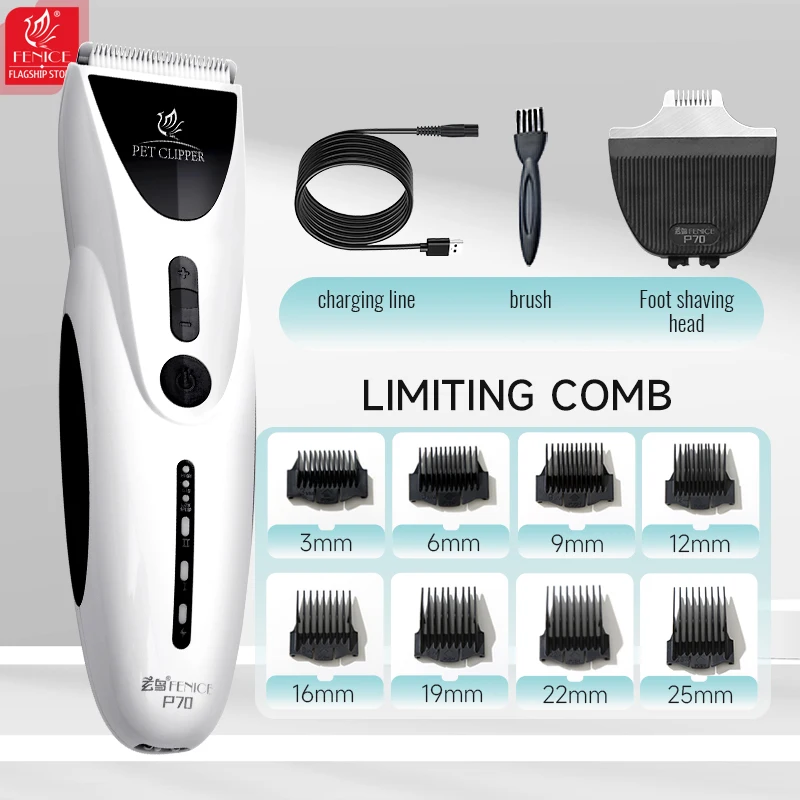 Generic Tondeuse à Cheveux Rechargeable Pour Animaux De Compagnie, tondeuse à ch