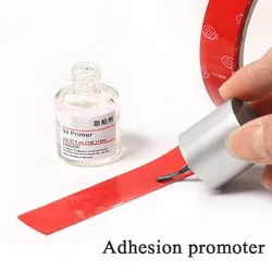 Promotion d'adhérence de colle acrylique pour voiture, pour bande de mousse, Primer, Double face, verre, métal, bois, peint, Agent de Surface 