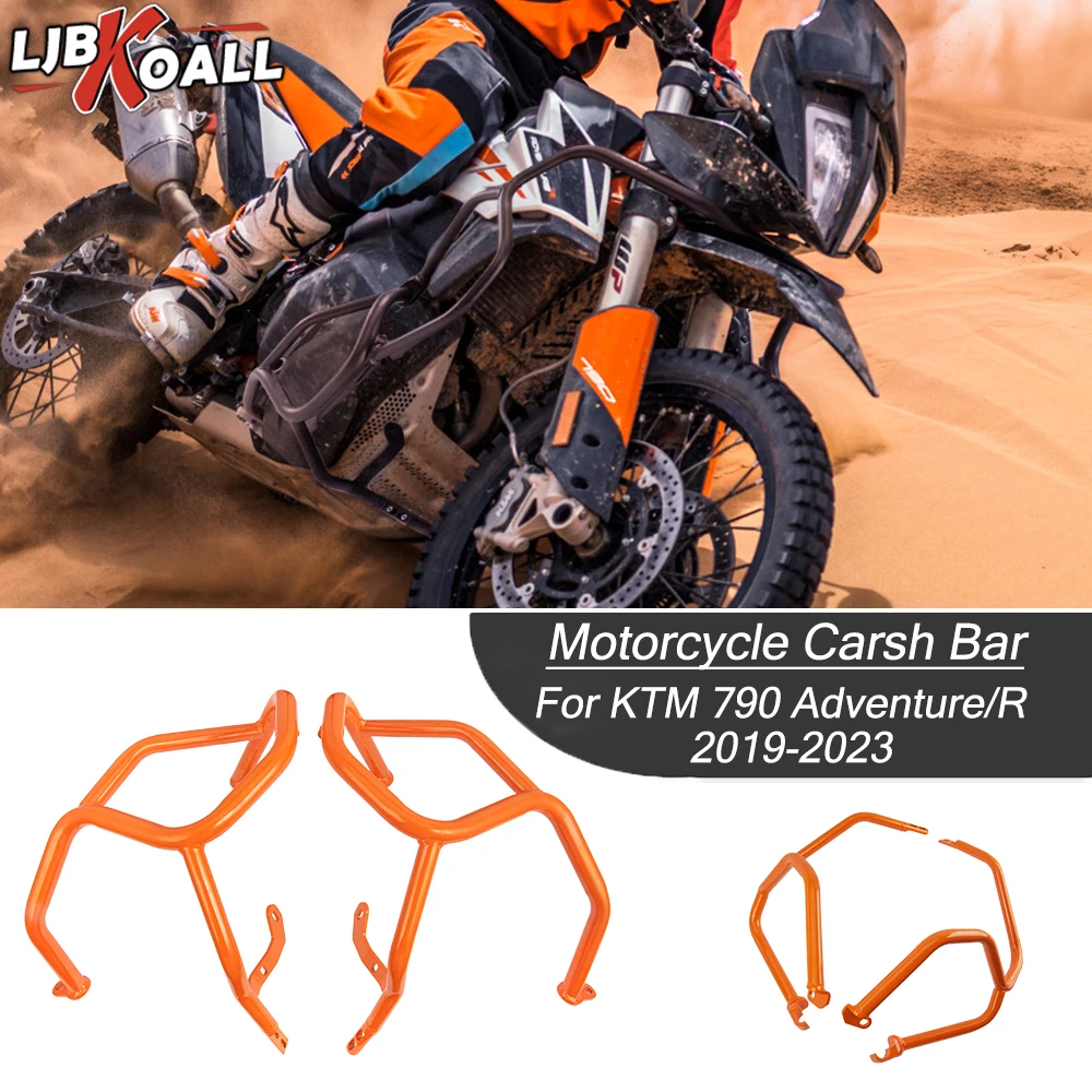 

790 ADV Motorcycle Upper Engine Guard Crash Bars Highway Bumper Frame Protector Fairing For KTM 790 Adventure R 790ADV 2019-2023