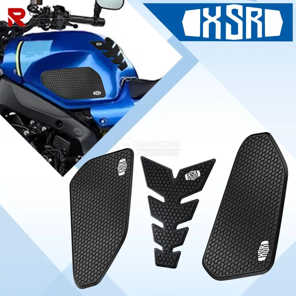 

Side Fuel Tank Pad For YAMAHA XSR 900 XSR900 2022 2023 Motorcycle Accessories Traction Tank Pads Sticker Decal Motorbike Parts