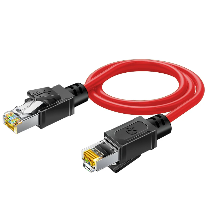Enhanced Industrial Ethernet Cable - Short Cat6a SFTP, Nylon, 10Gbps Rated, Oil-Resistant for Railway and Factory Automation Applications
