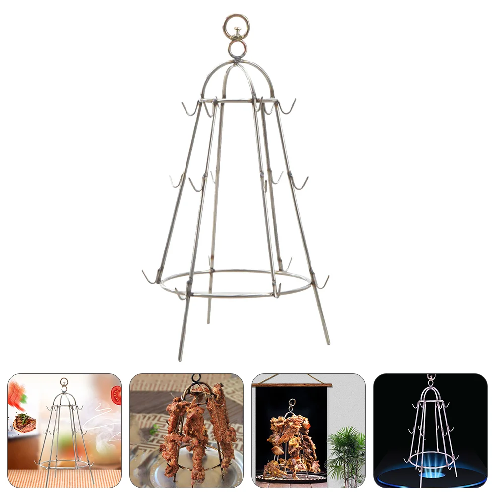 

Barbecue Grill Outdoor Cooking BBQ Hanging Rack Variety Baking Racks Supplies Stainless Steel