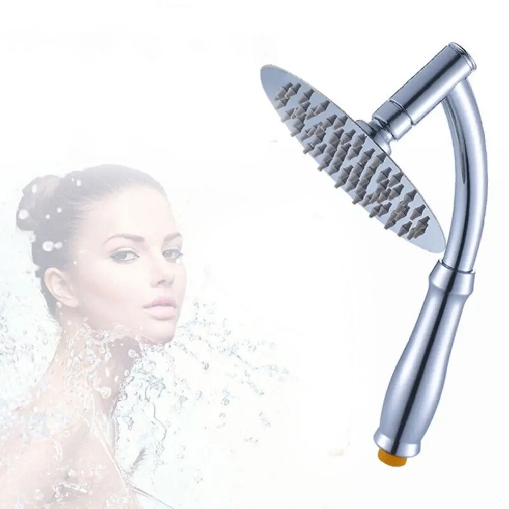 High Quality Dual-purpose Shower Head Extension Arm Handheld ABS Shower Nozzle Rod Silver Shower Arm Bath