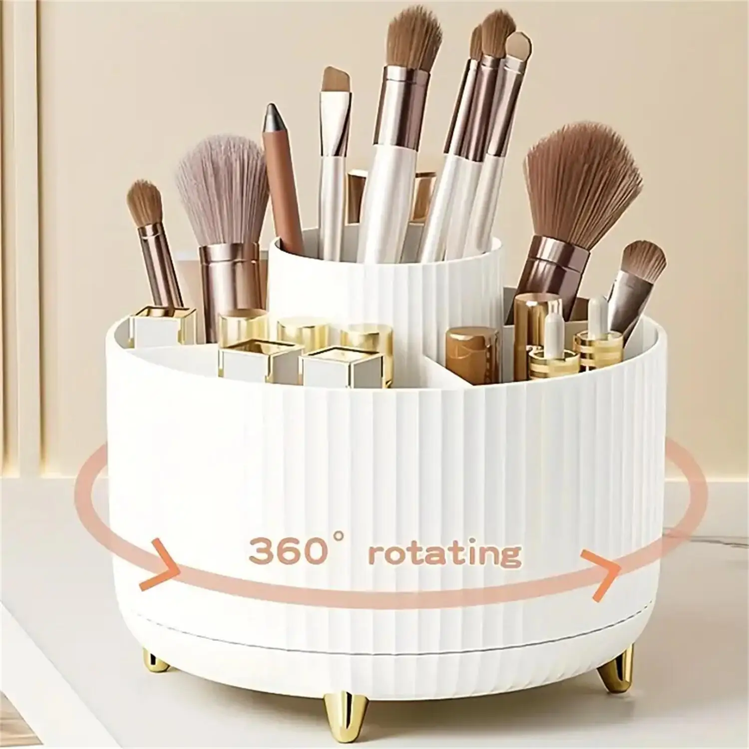 360° Rotating Makeup Organizer 1