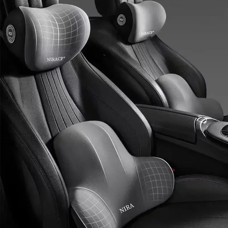 Enhanced Memory Foam Car Neck Pillow - Ergonomic Support for Ultimate Comfort and Pressure Relief