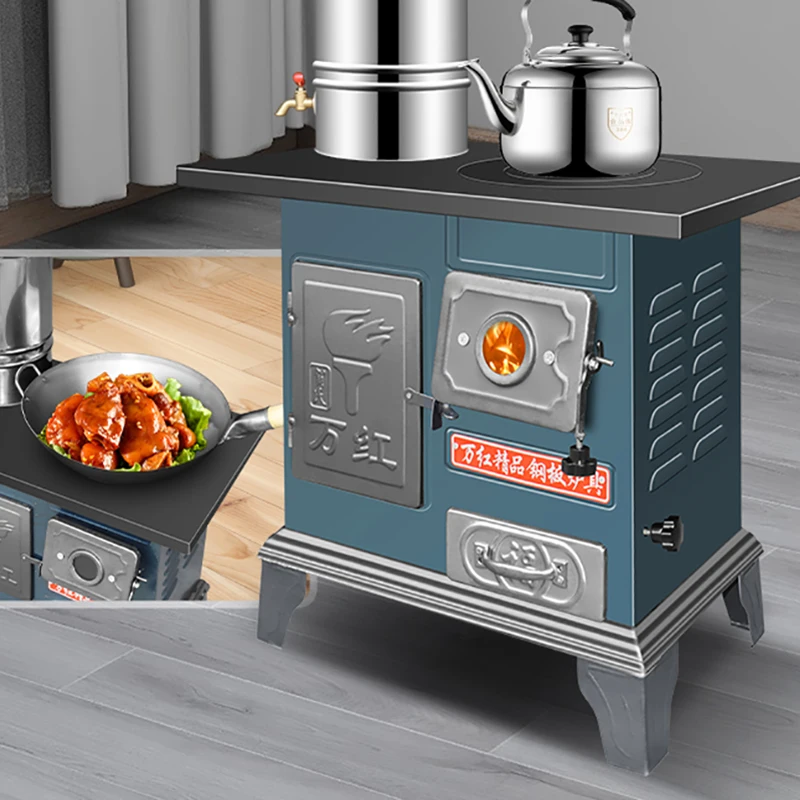 Outdoor Fire Pits New Oven Home Indoor Firewood and Coal Dual-use Wood-burning Stove for Heating Thickened Rural Firewood Stove